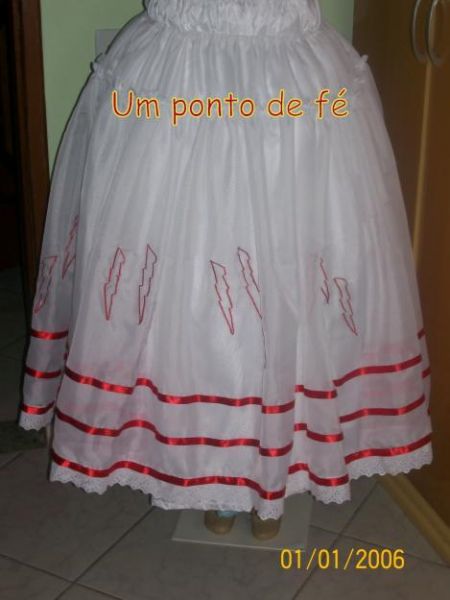 Saia branca